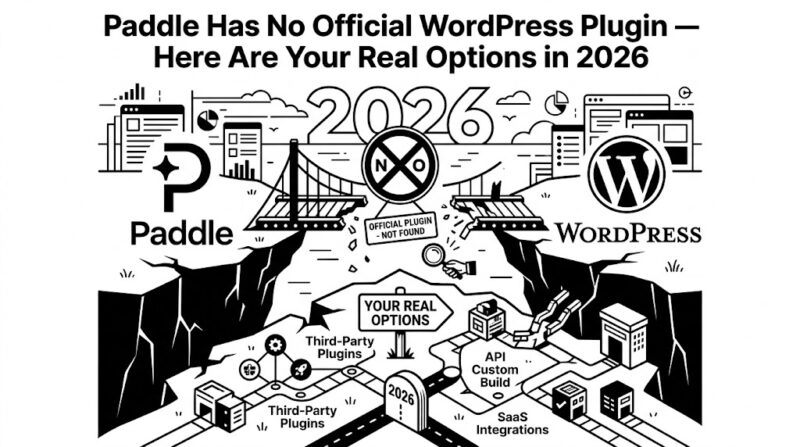 Paddle Has No Official WordPress Plugin — Here Are Your Real Options in 2026