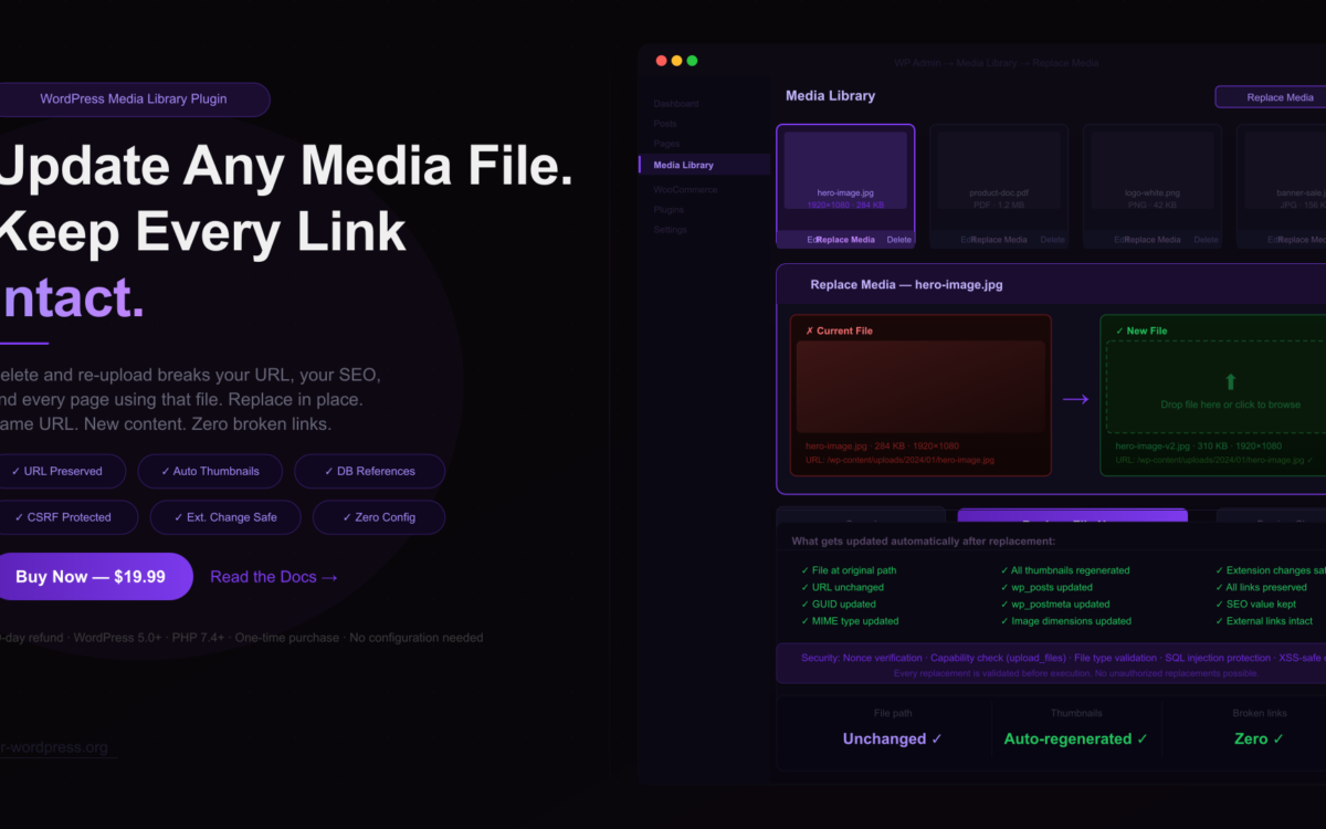 wordpress smart media replacer plugin